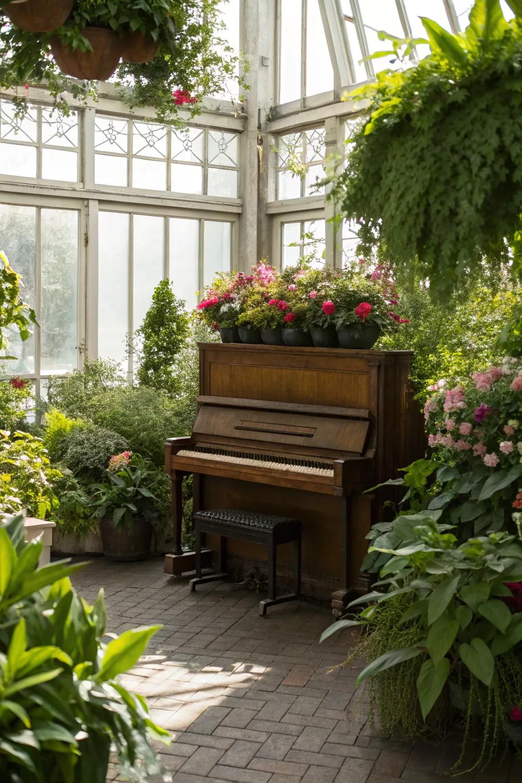 Infuse your piano space with the vitality of nature.