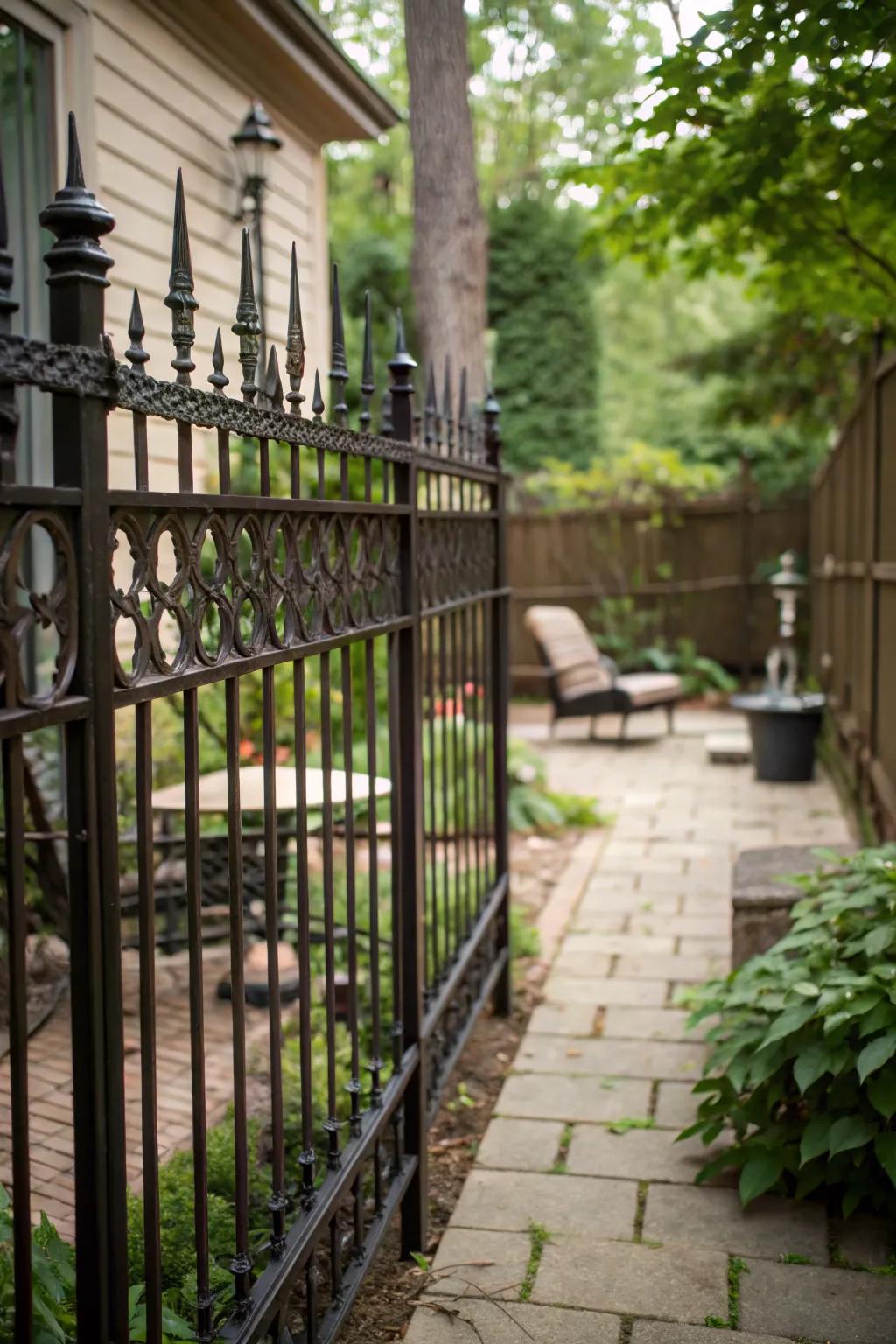 Achieve seclusion and safety without foregoing style.