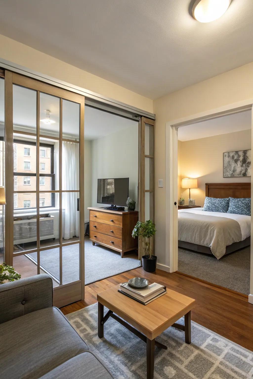 Gliding partitions supply fashionable segregation employing minimal spatial footprint