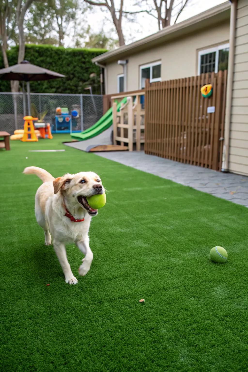 Keep your furry companions content with a sturdy, pet-friendly play zone.