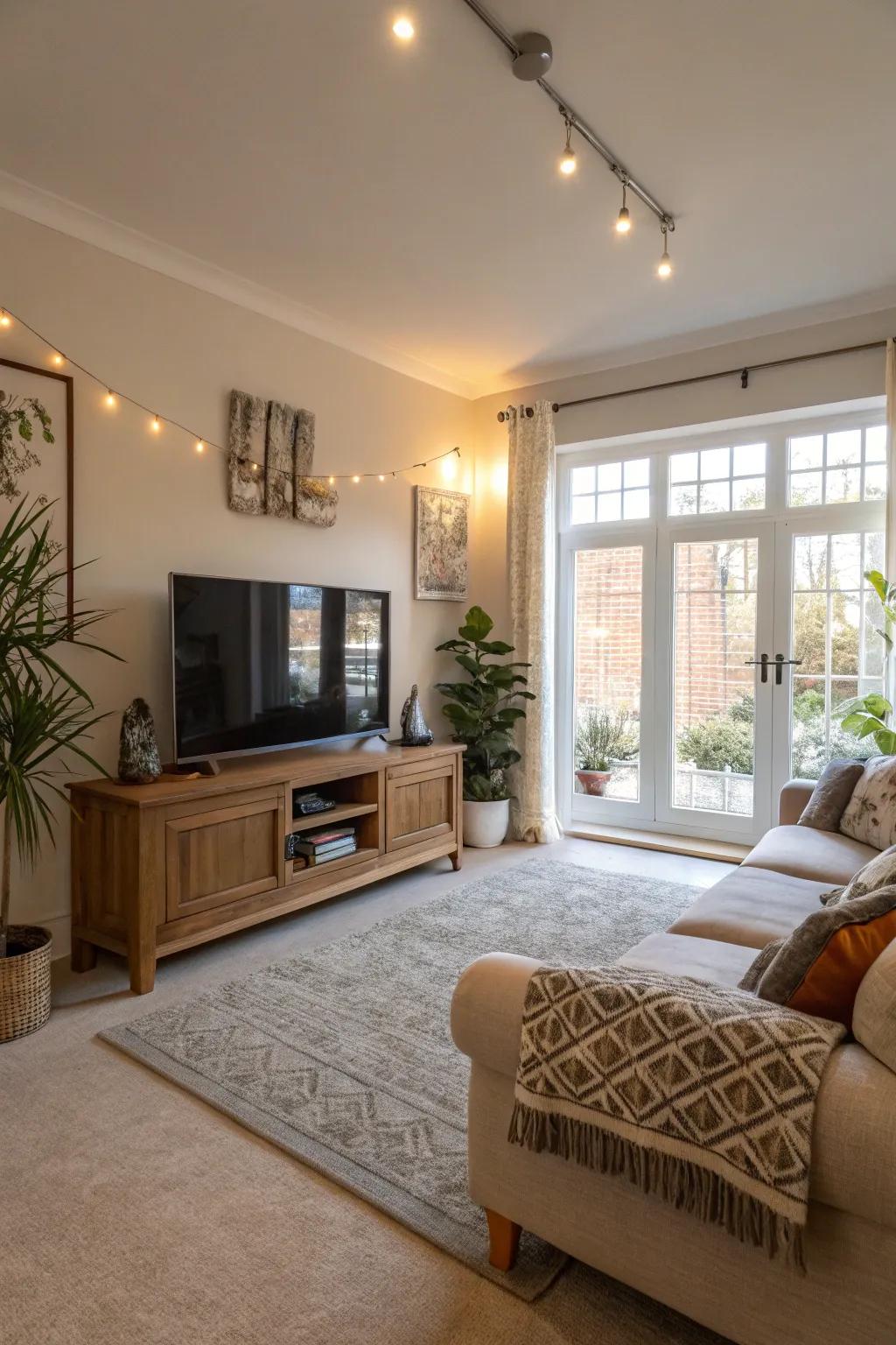 Open layouts emphasize the spaciousness of the room.