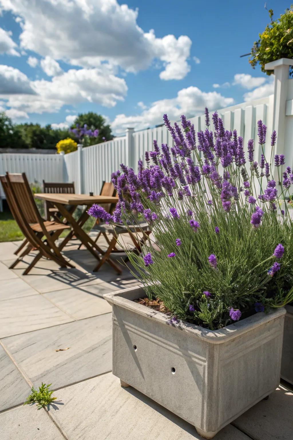 Lavender delivers fragrance and beauty.