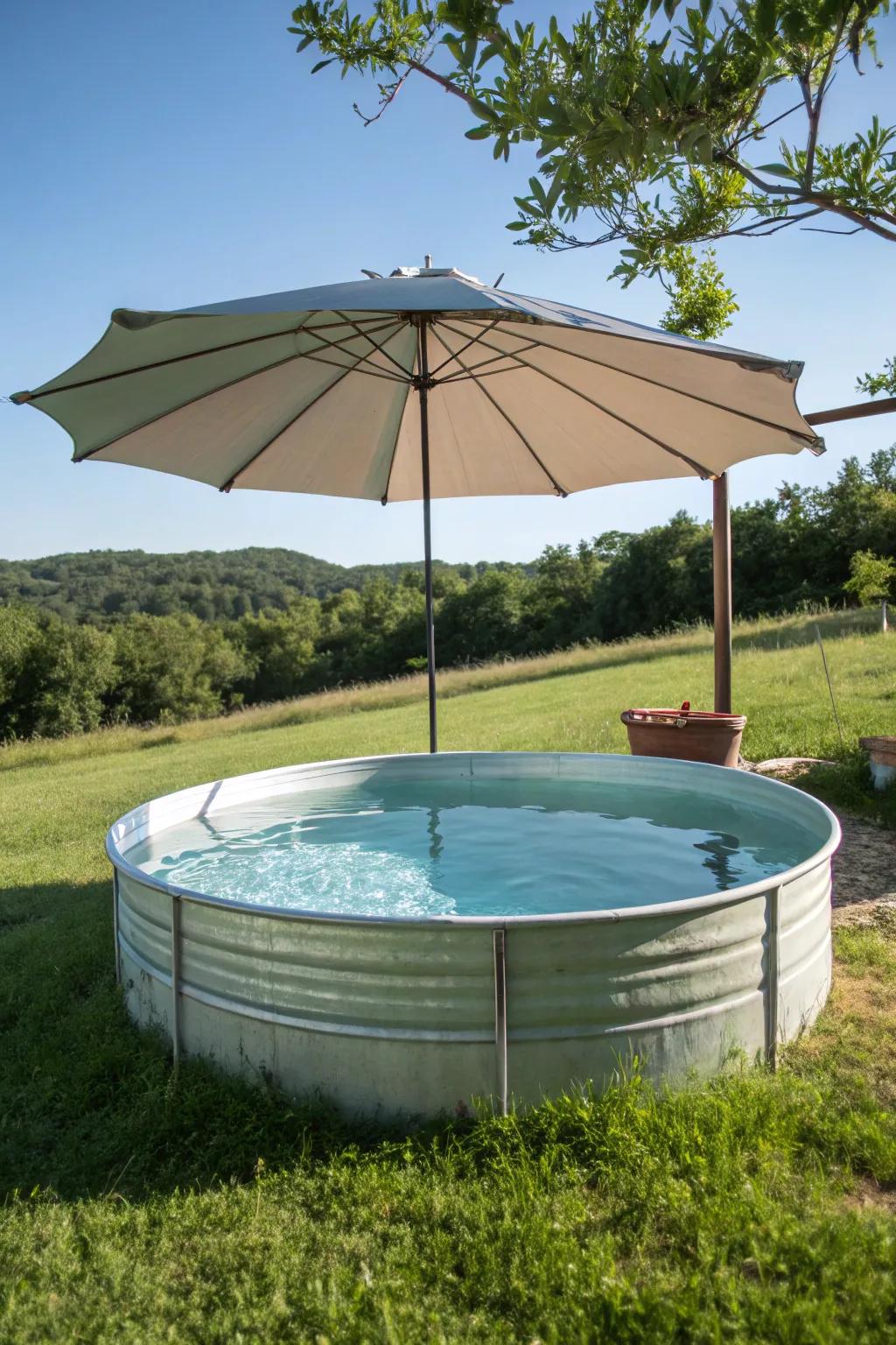 Stay cool with elegant shade solutions over your pool.