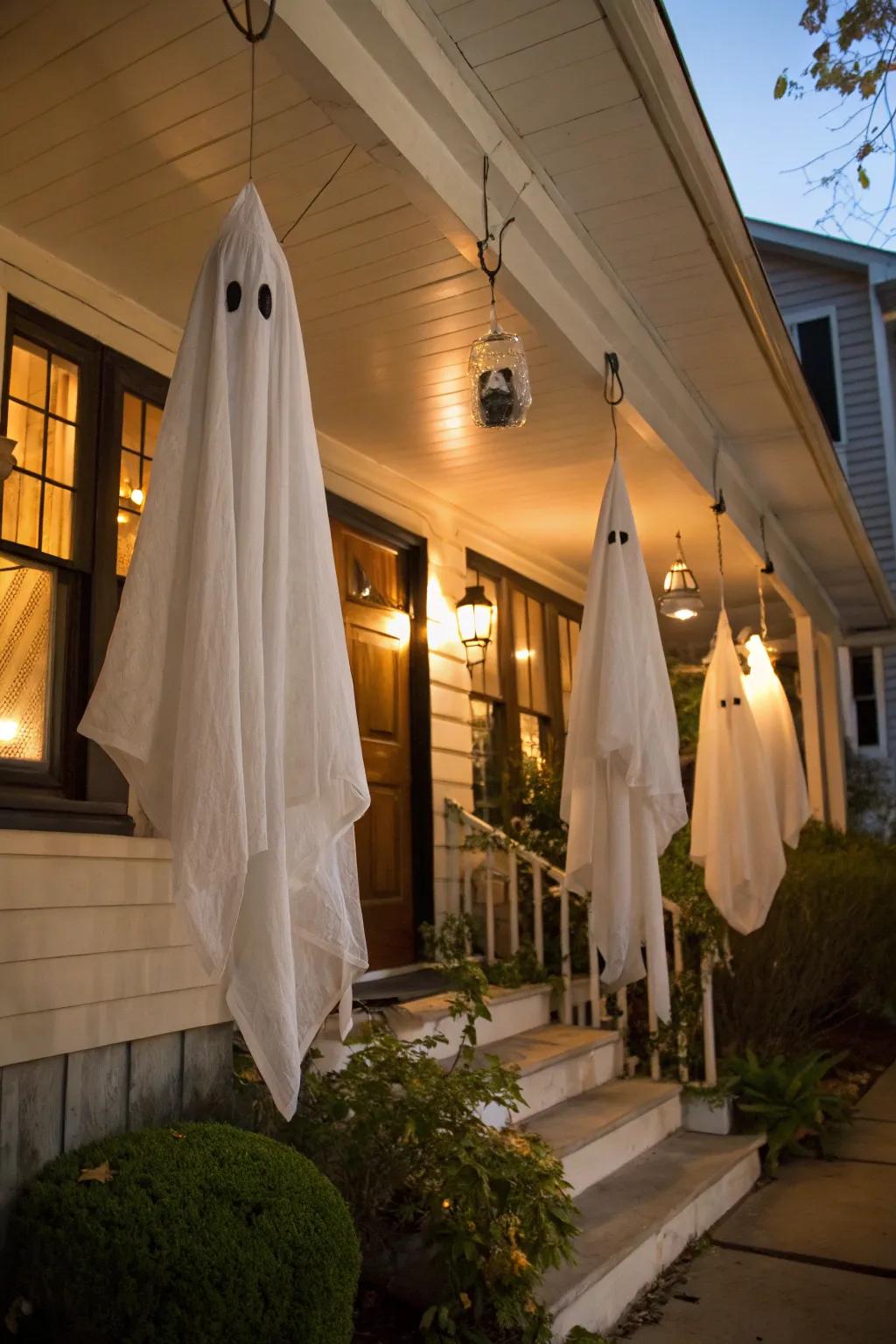 A spectral touch is added by swaying ghost figures.