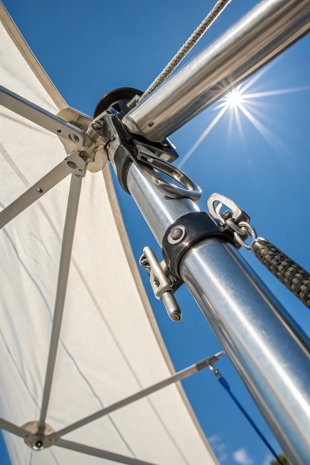 Elevate Your Space: Discover the Art of Adjustable Shade Sail Poles.