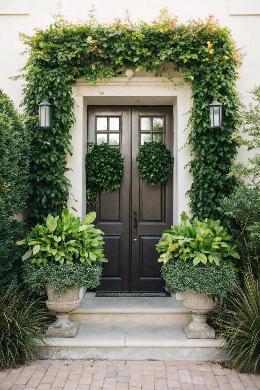 Symmetry brings a balanced and harmonious feel to your garden.