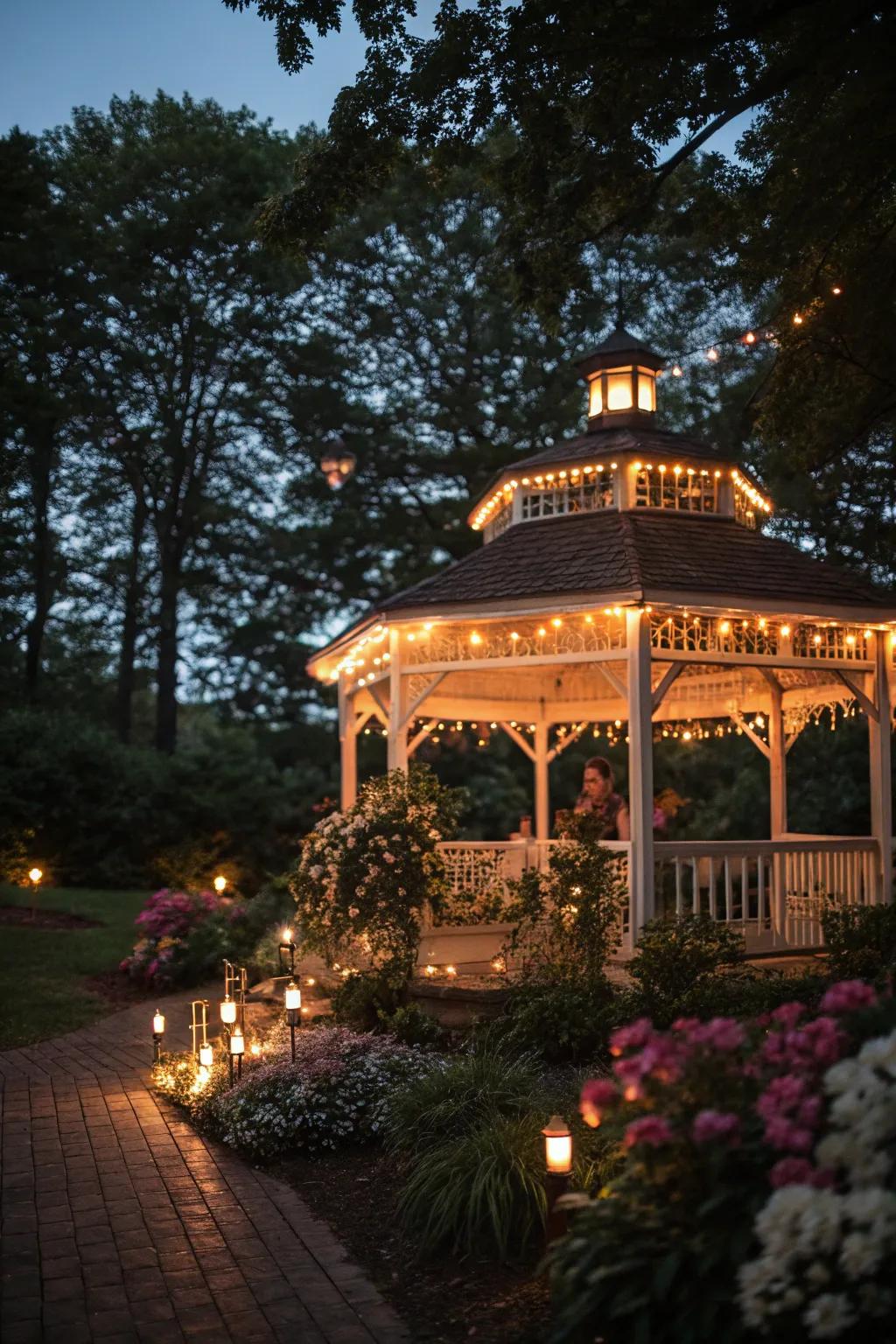 Transform your cabana with snug solar illumination.