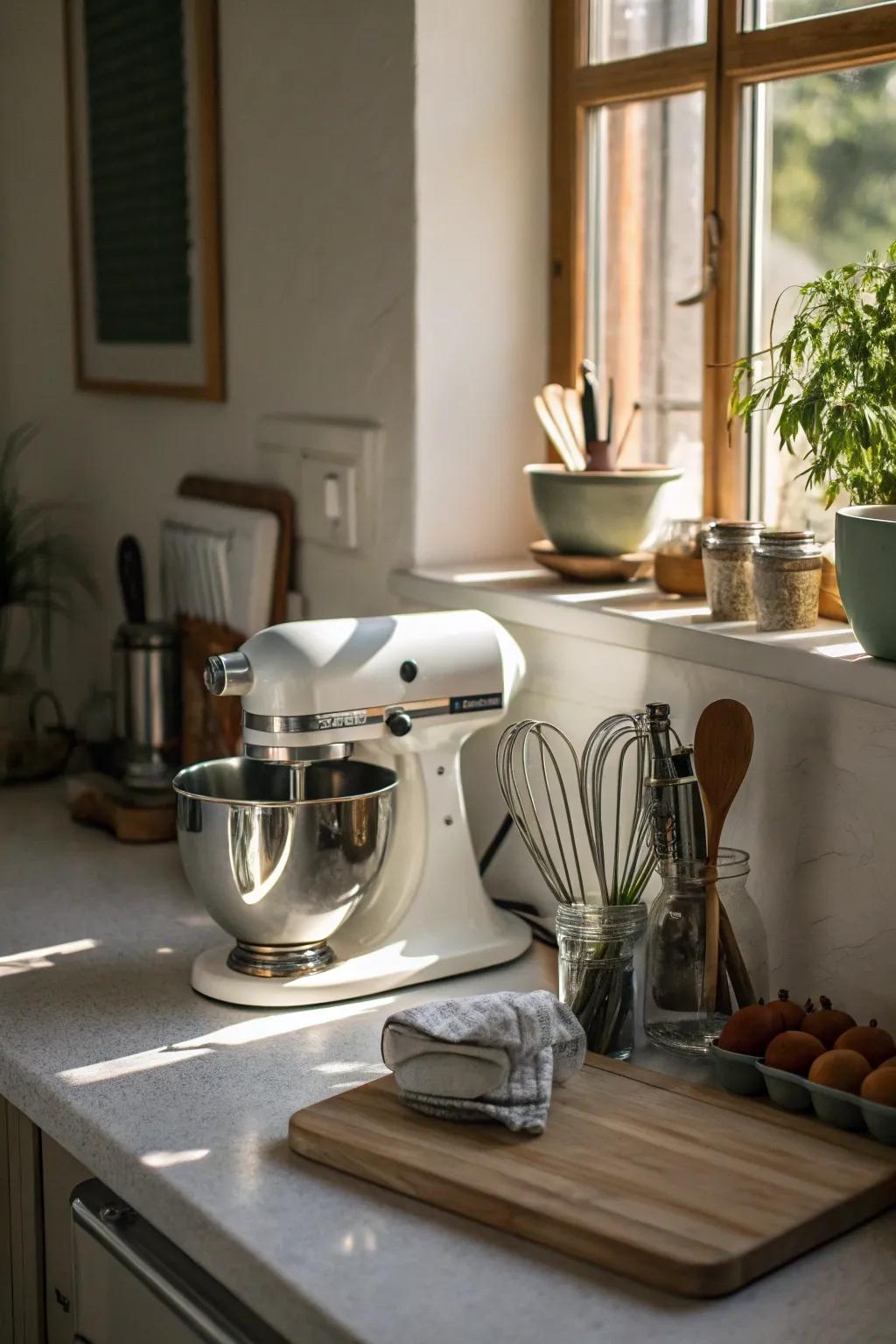 Handy objects displayed fashionably.