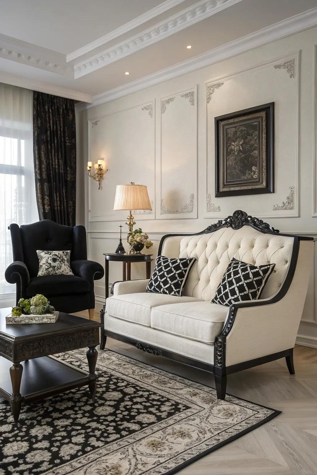 Monochrome color schemes offer a timeless and chic aesthetic.