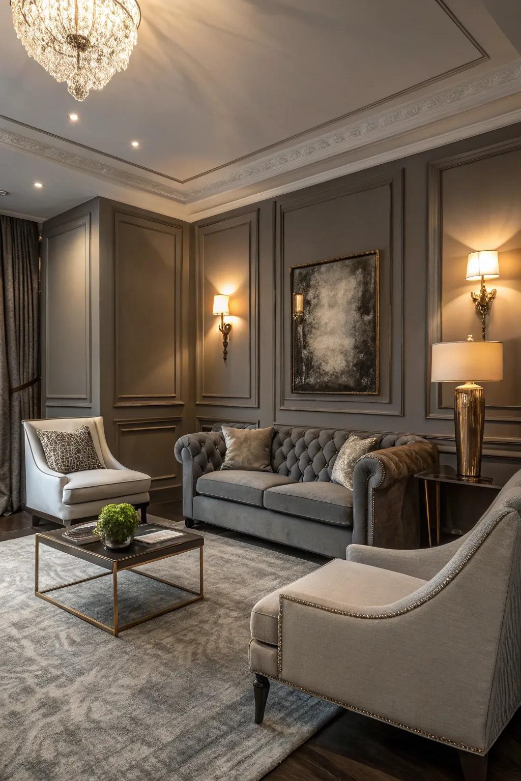 Contrasting shades for a balanced and eye-catching appearance.