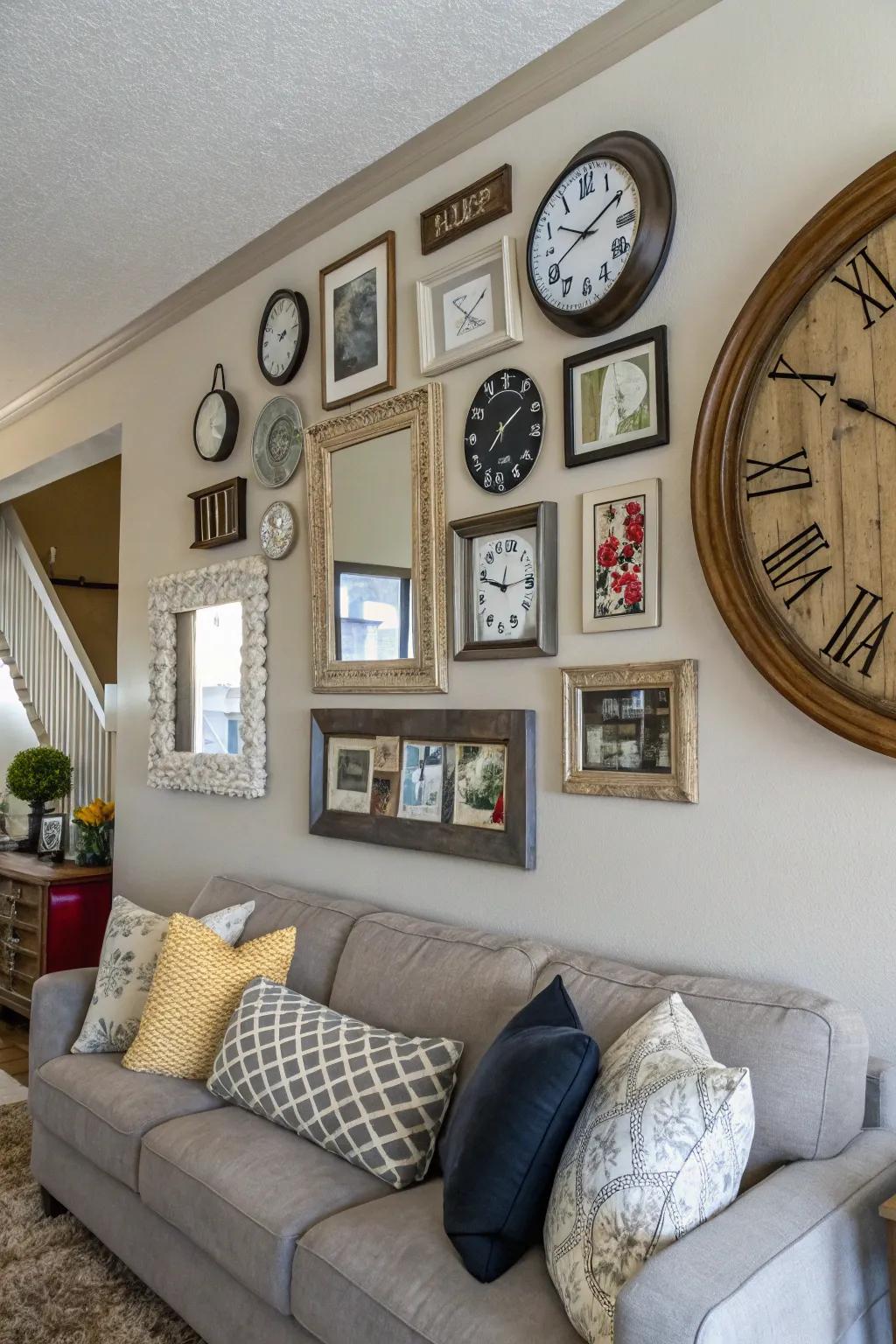 Introduce varied media to construct an electrifying and captivating display.