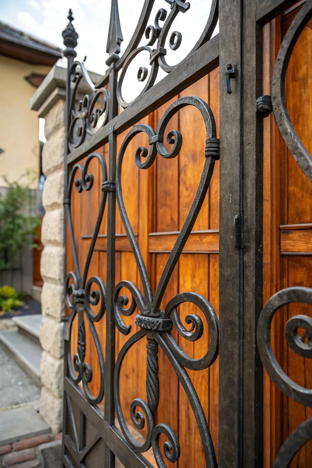 Transform your entrance with the timeless beauty of ornamental elegance.