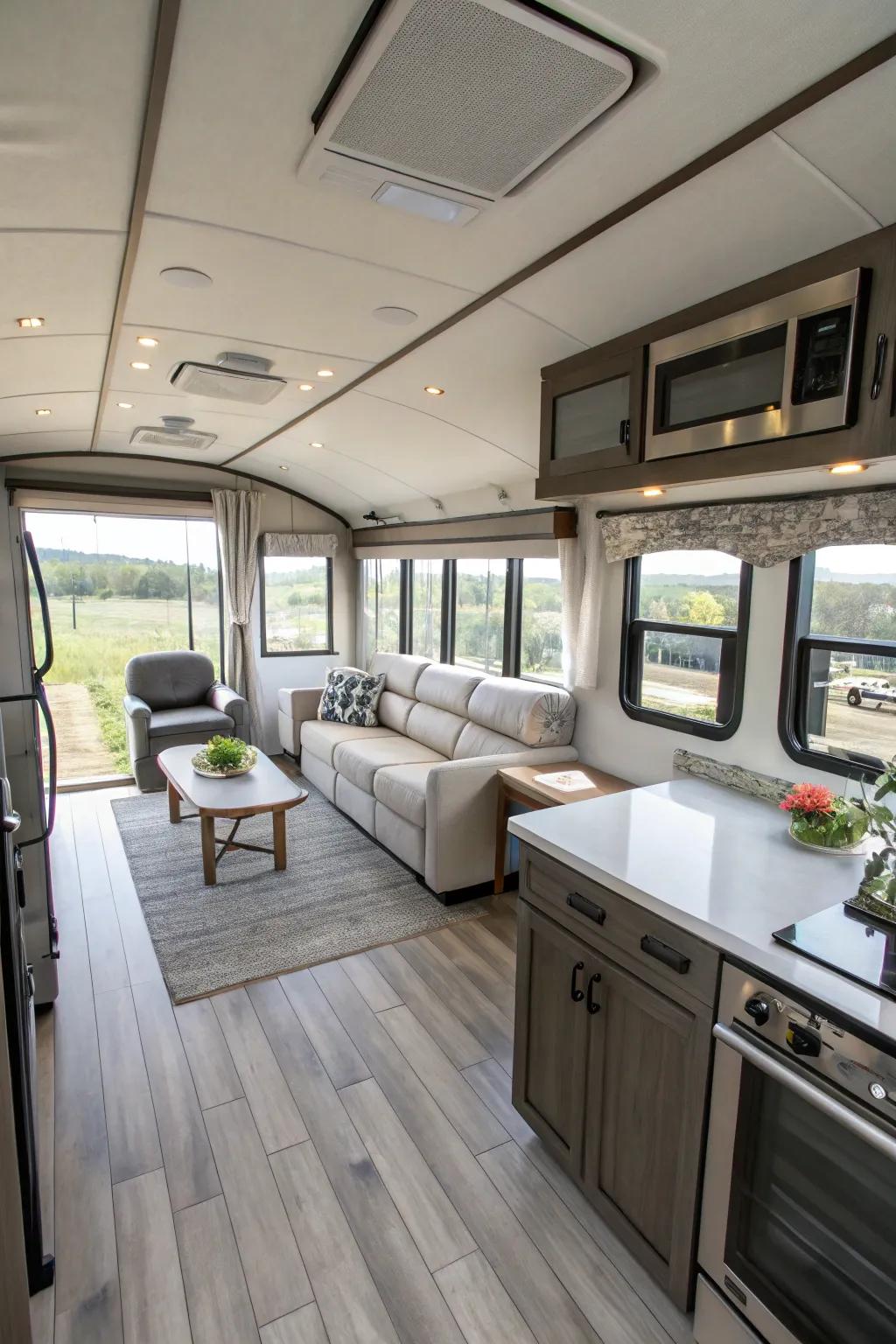 Open living zones make your home feel more spacious and welcoming.