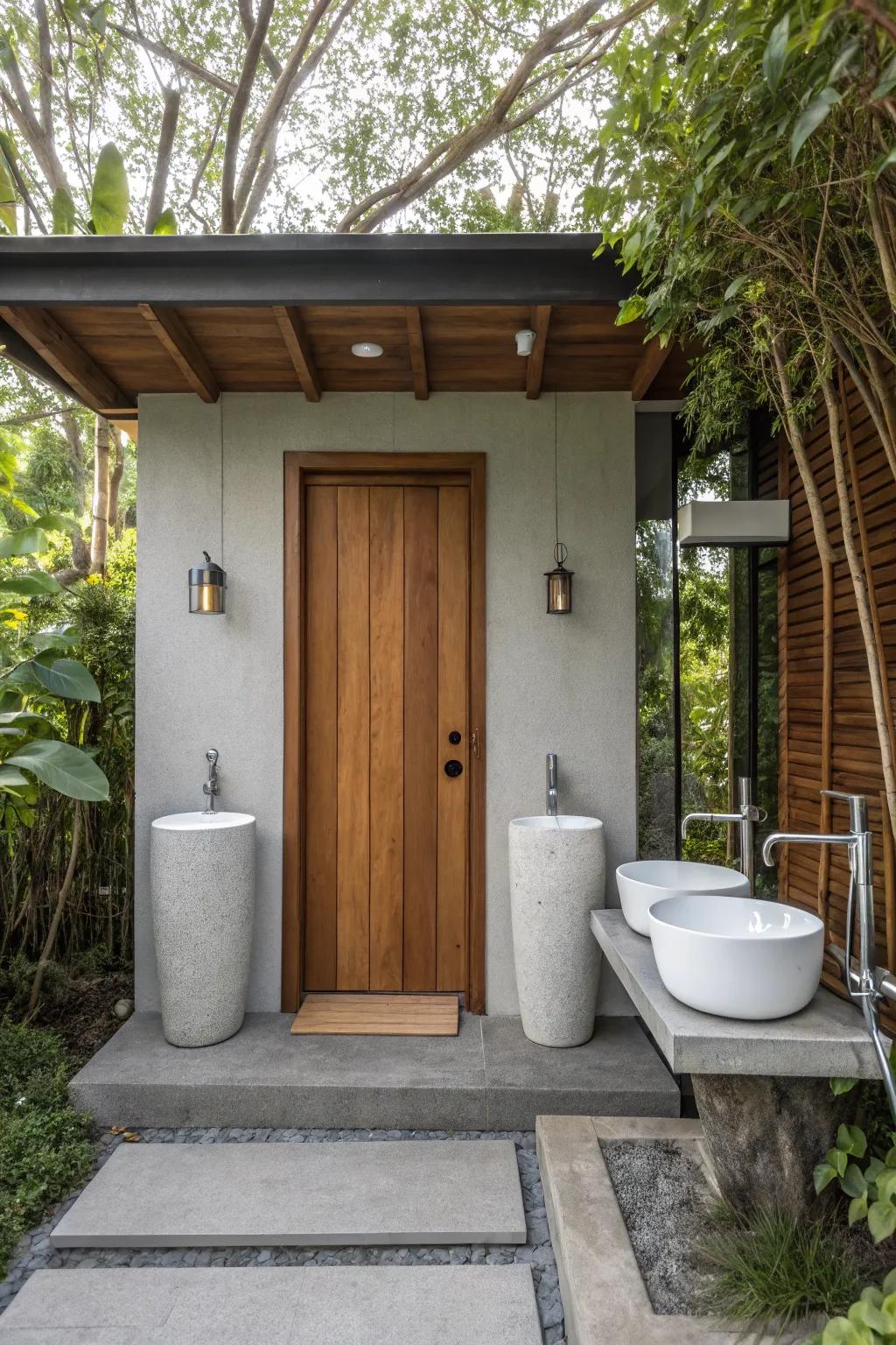 Simplicity enhances nature's beauty.