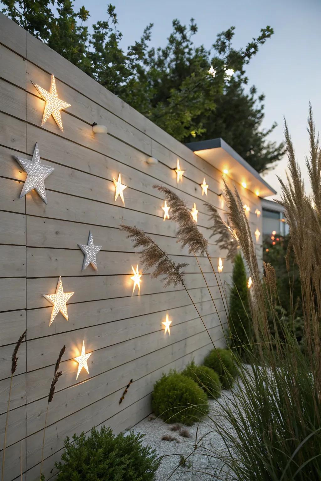 Illuminate your garden with starry elegance - embrace simplicity and craftsmanship for a magical nightscape.