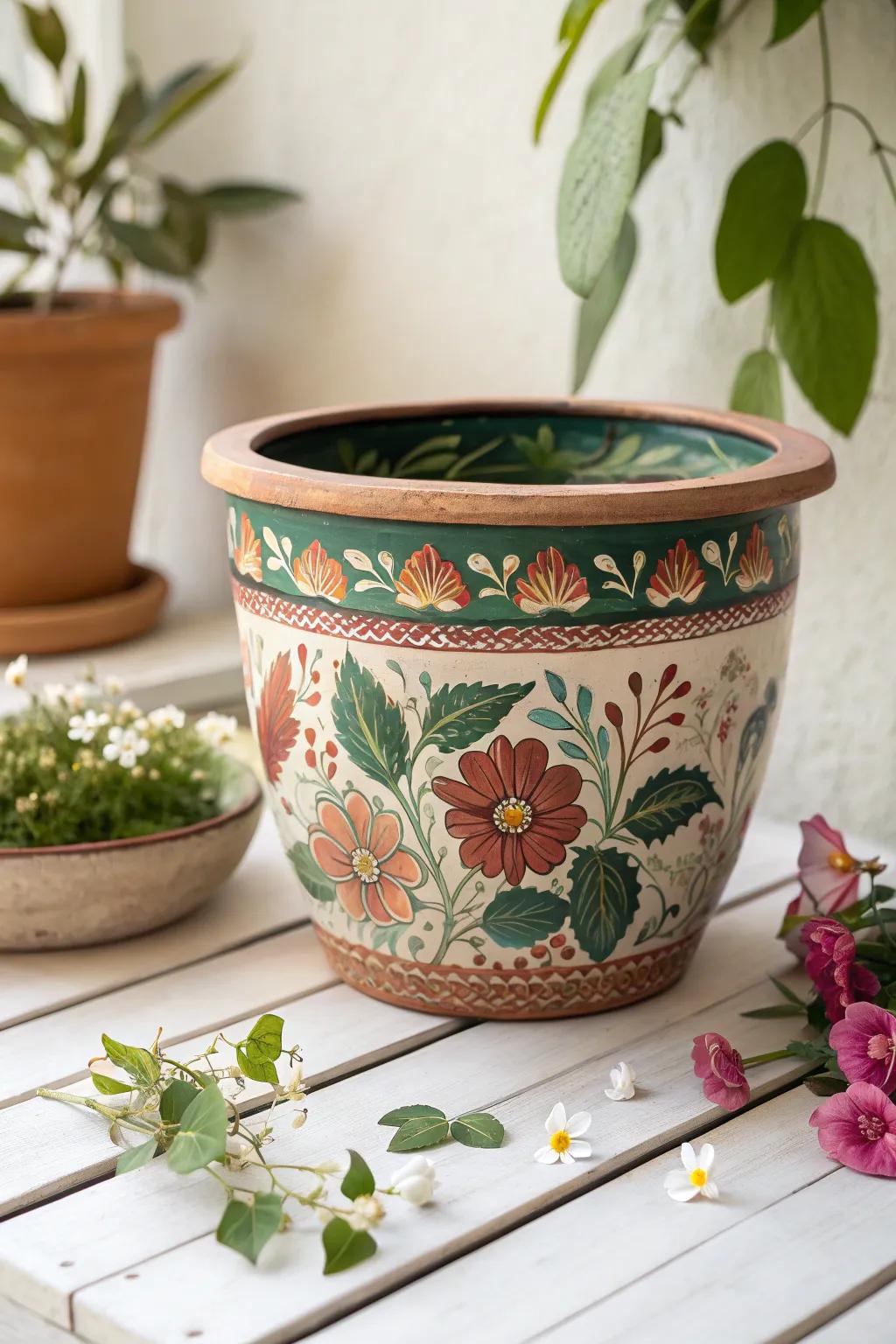 Transform your space with nature-inspired pot designs that bring the outdoors in. 🌿 #BotanicalBeauty #ScandinavianBoho