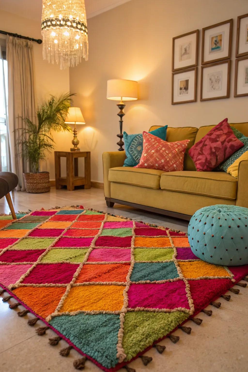 Accent pieces let you express your style in the living room without going over budget.