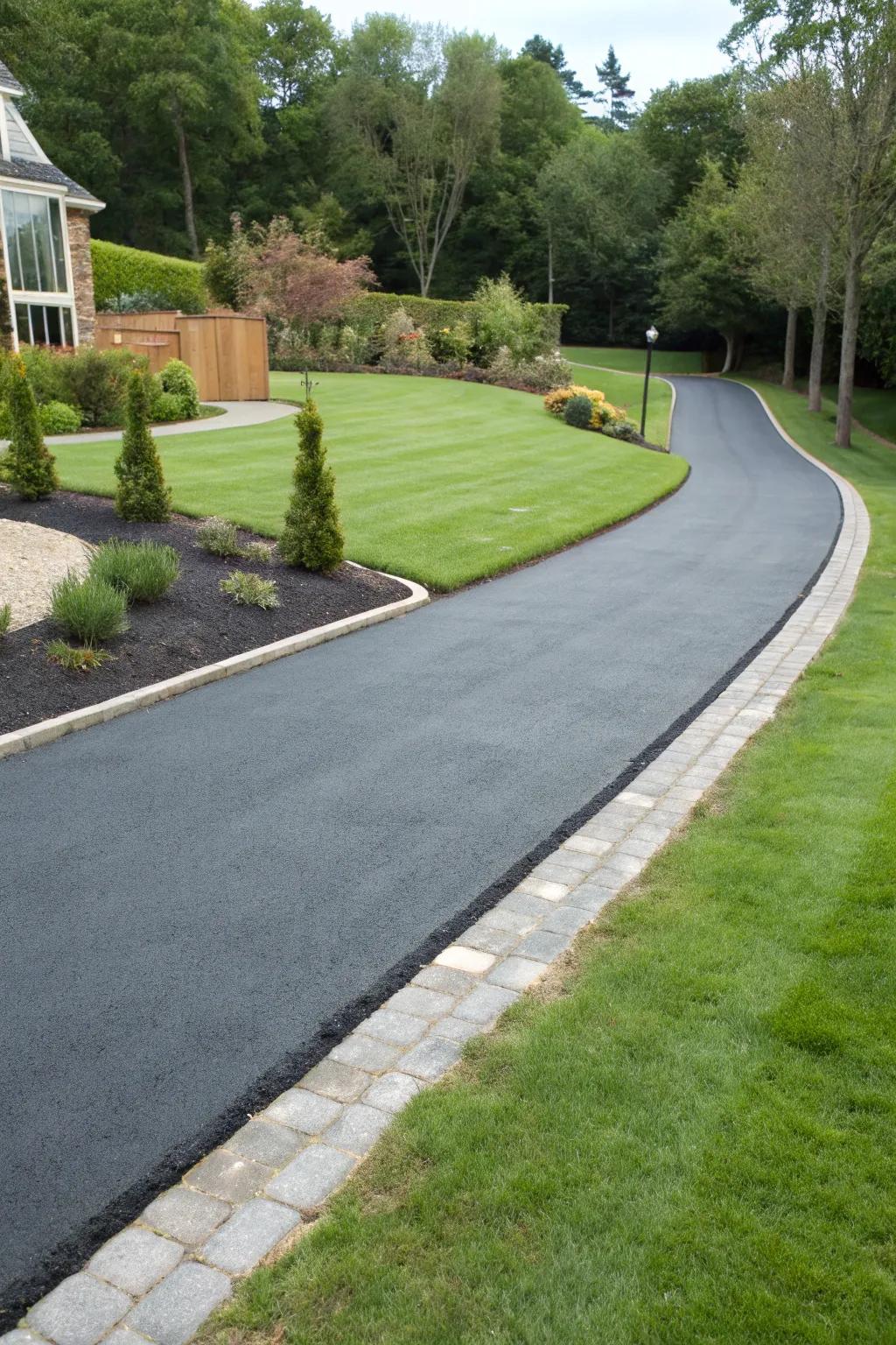 Tar extensions provide a polished and robust surface.