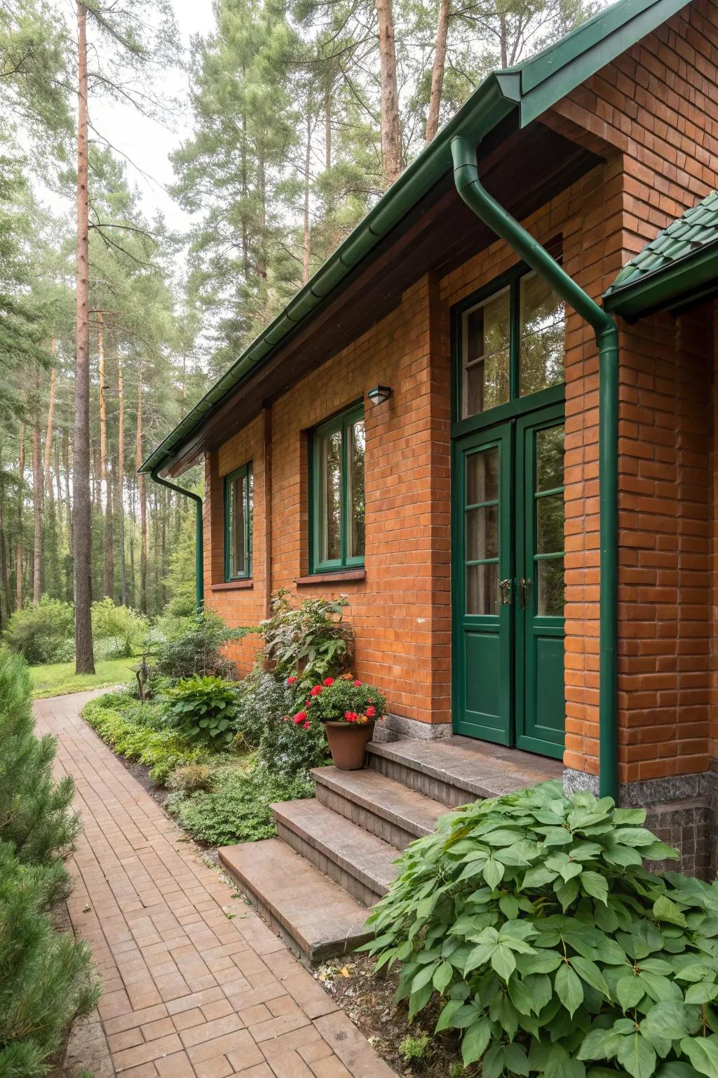 Earthy ambiance created by deep forest and radiant clay.