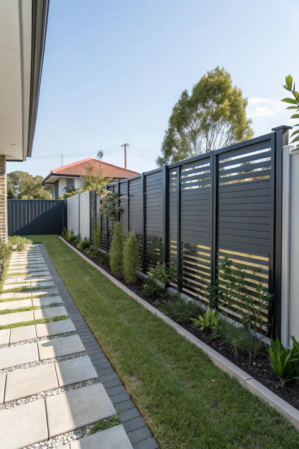 Intensify seclusion with chic and practical displays.