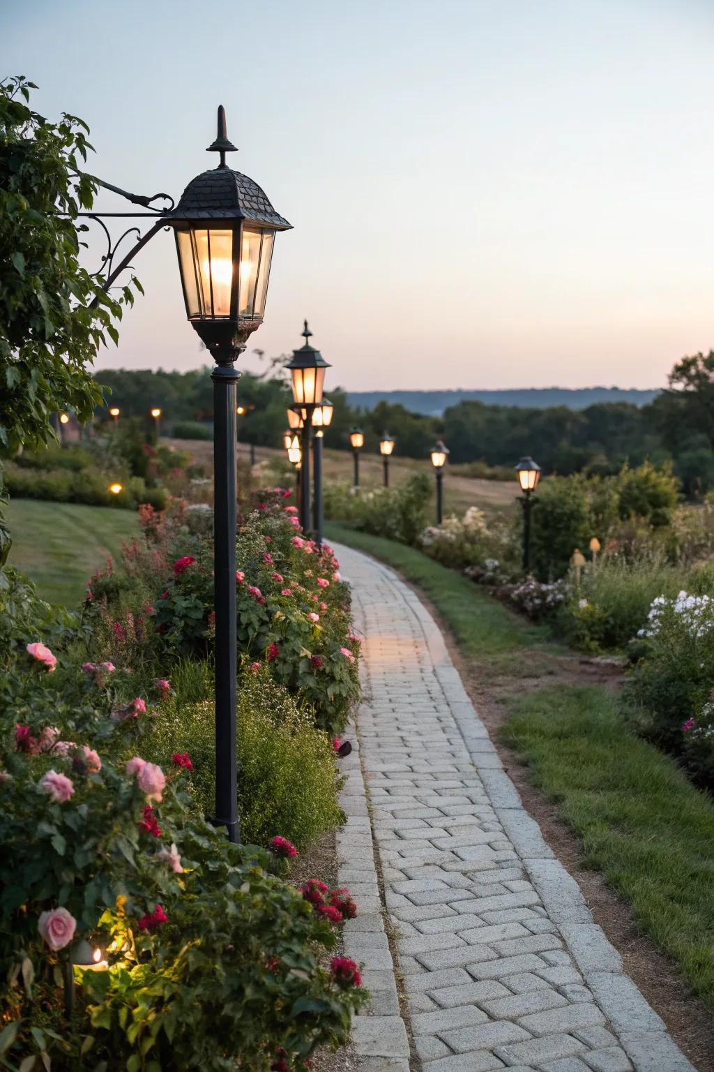 Bestow eternal elegance with beacon-esque lights.