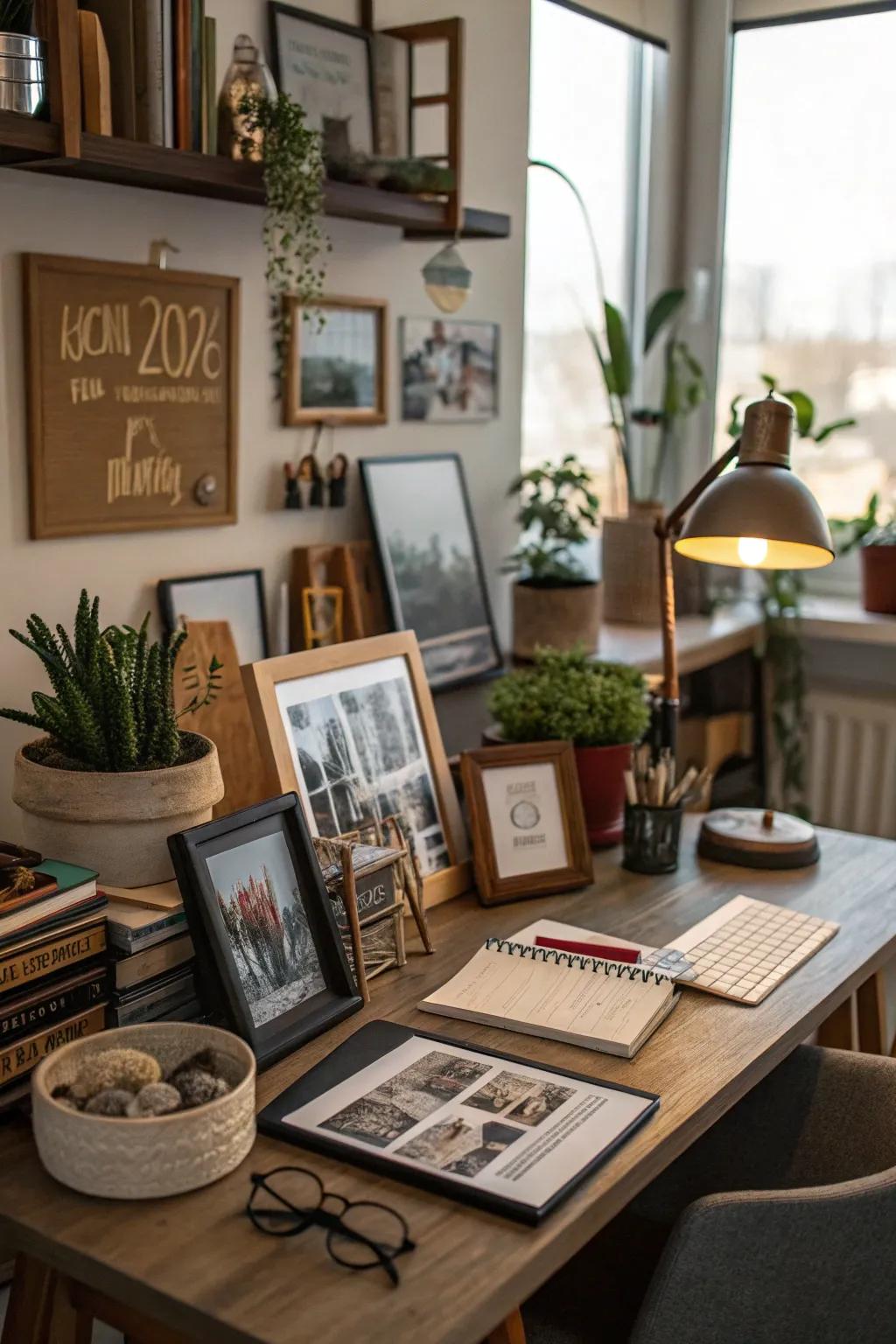 Individual accents make your workspace feel distinctively yours.