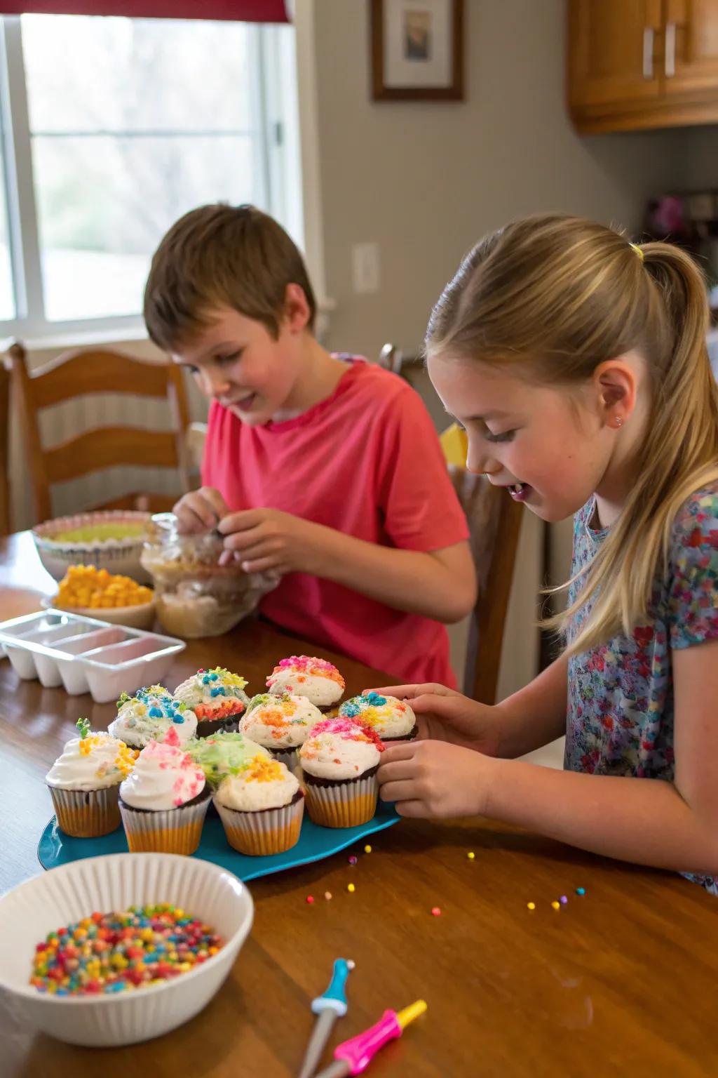 Permit creativity and sweetness to unite in a do-it-yourself baking gathering.