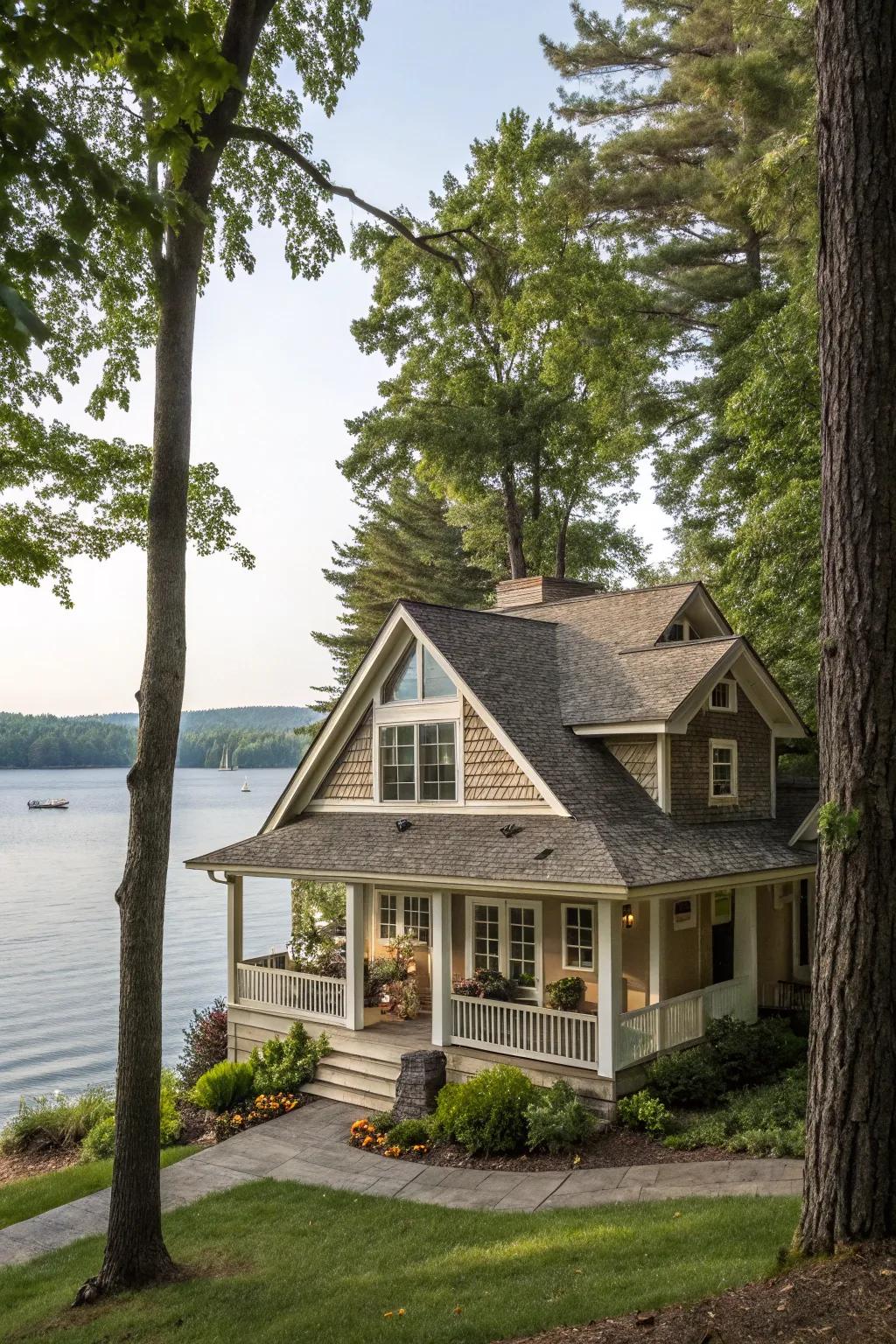 A classic gabled roof design for timeless appeal.
