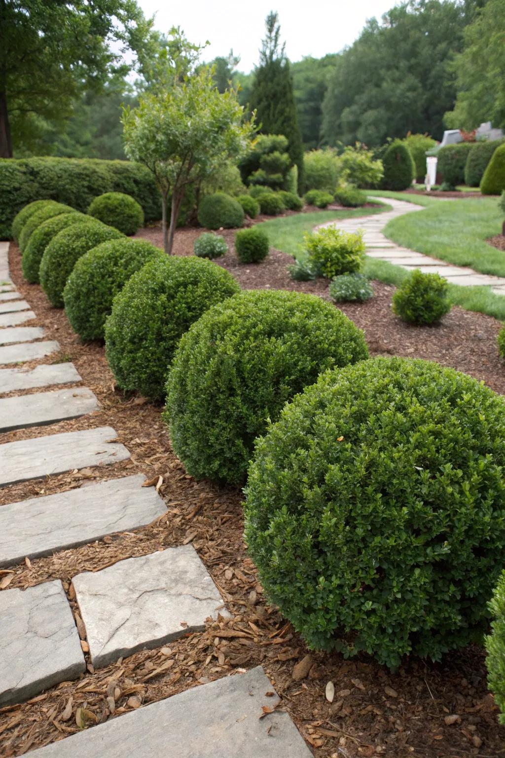 Keep your shrubs looking sharp with mulch.