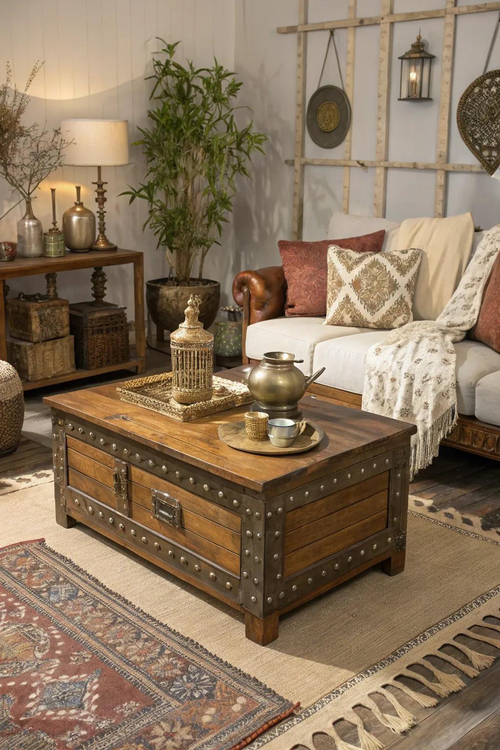 A harmonious blend of different materials adds texture.