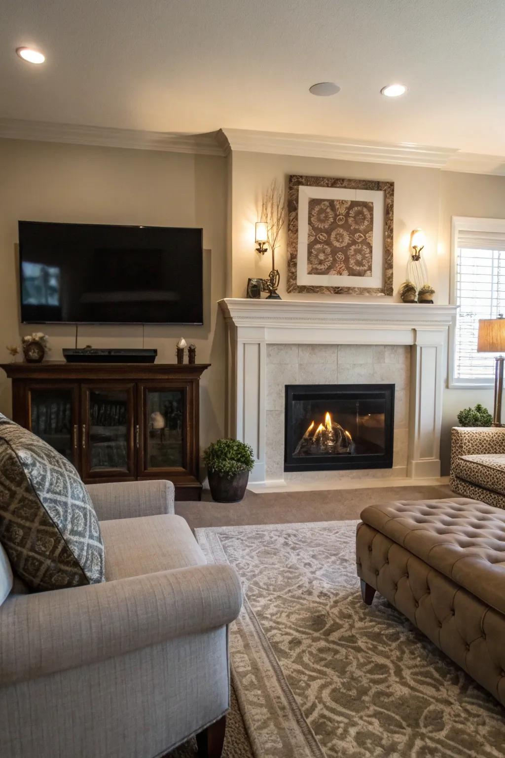 Balance introduces stability and harmony to the area.