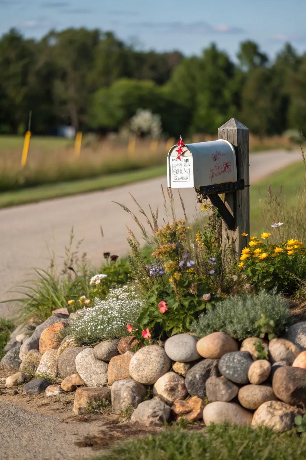 Asymmetrical stone layouts tender a sophisticated, organic allure.