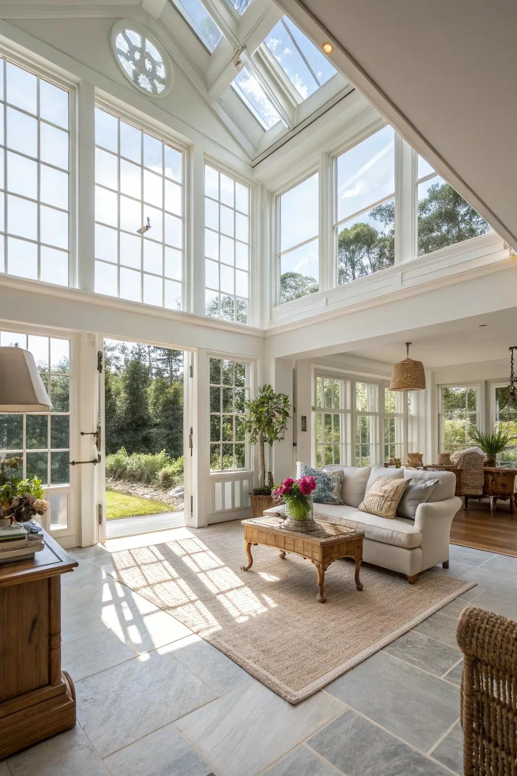 Sunlight enhances color choices