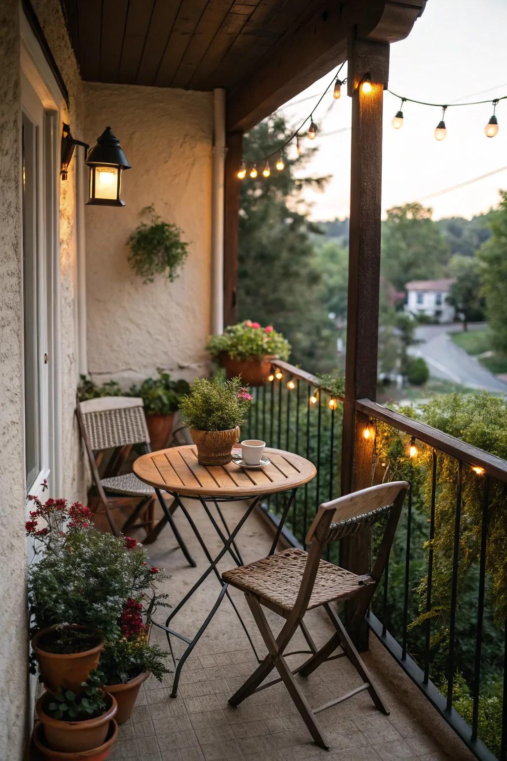 An intimate nook perfect for relaxed conversations or quiet reading.