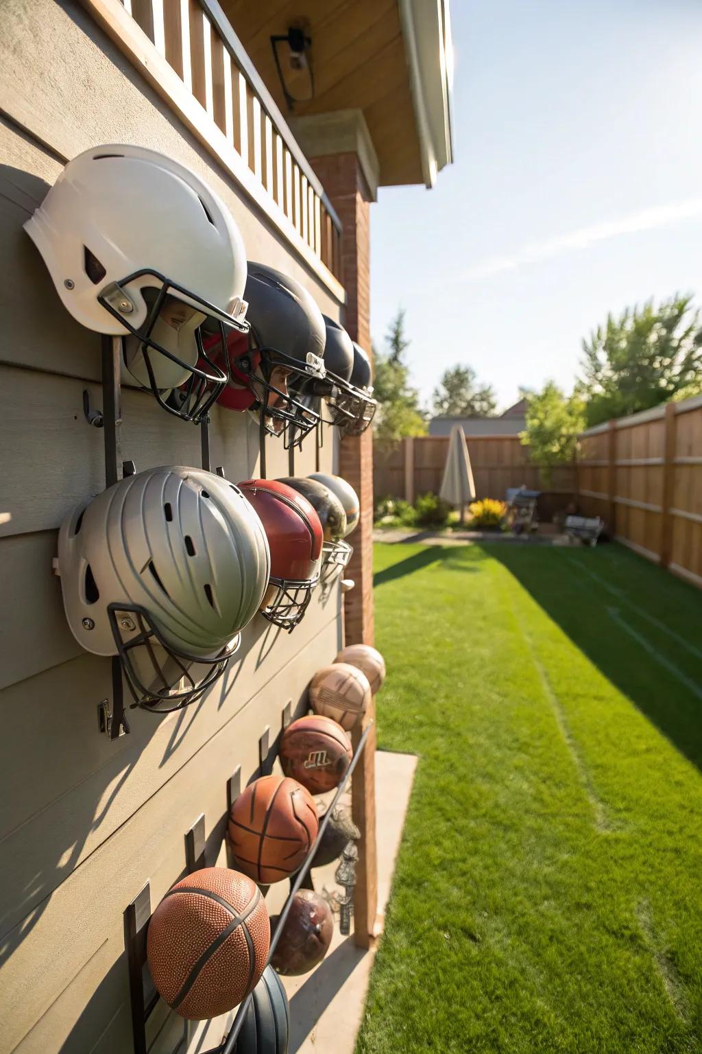 Use hanging storage to free up floor space and keep toys organized.
