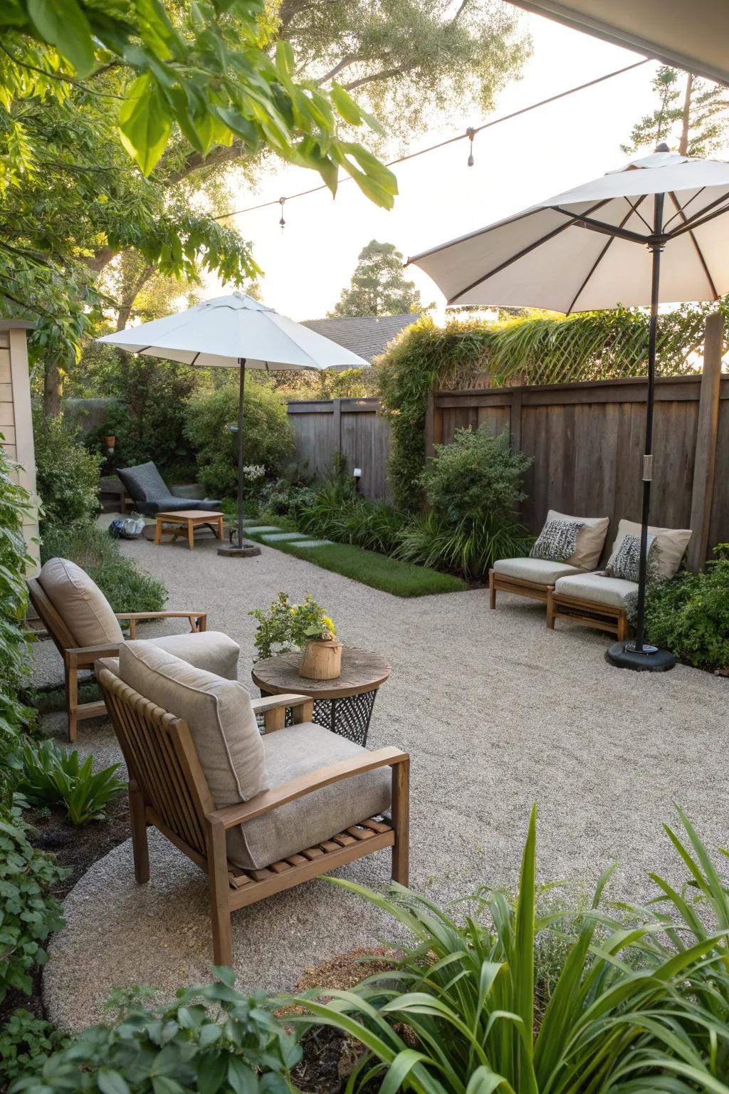 Relax and dine in a stylish, natural setting.