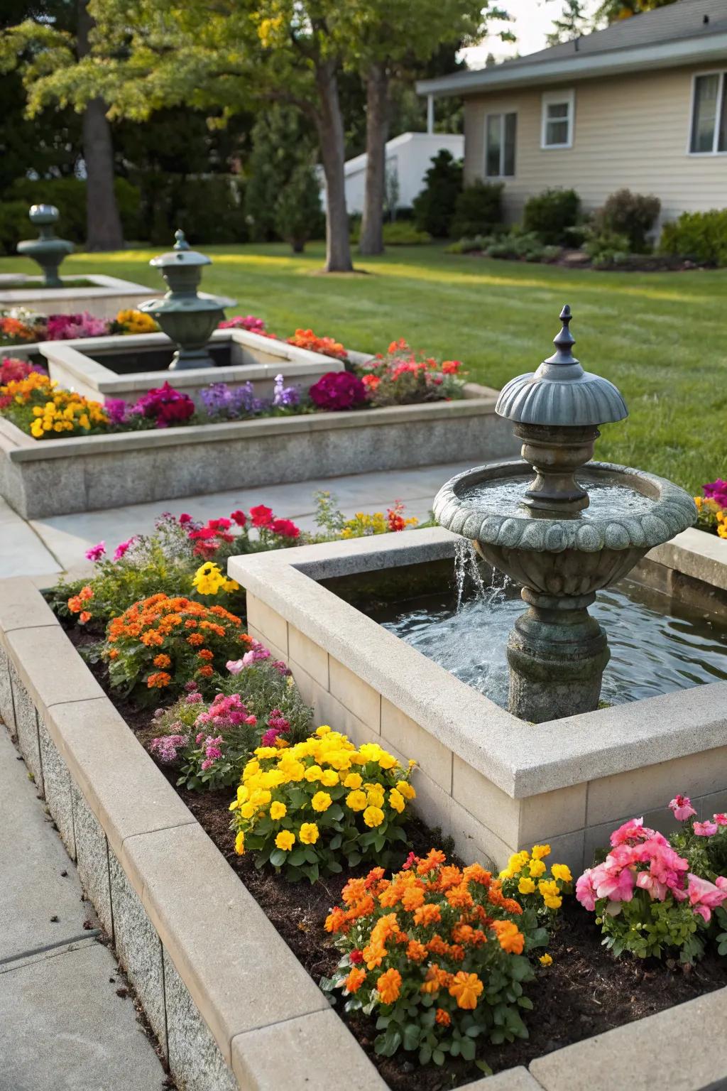 Hydro features contribute serenity to your garden.