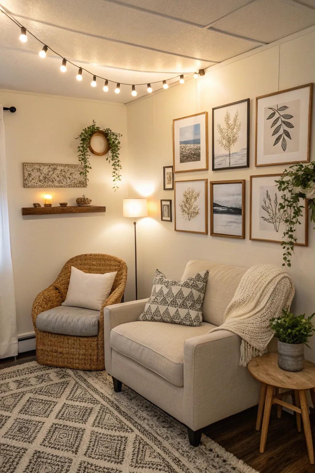 Wall art has the ability to be a stunning focal point.