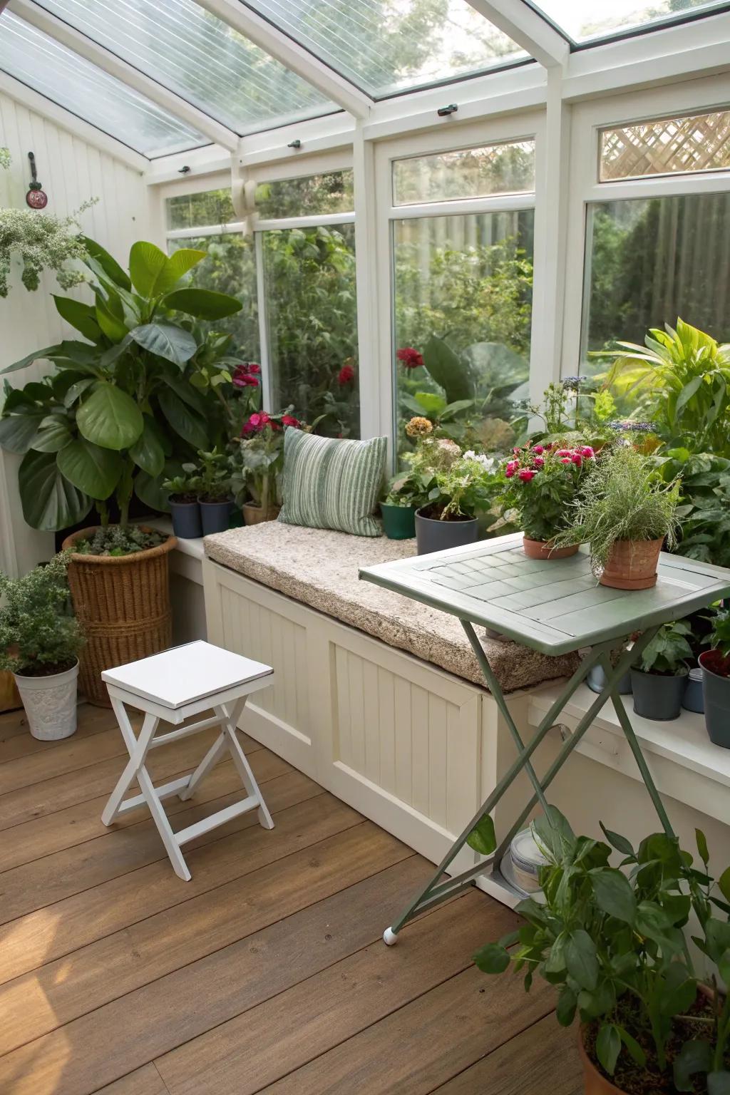 Multi-functional furniture maximizes space and utility.