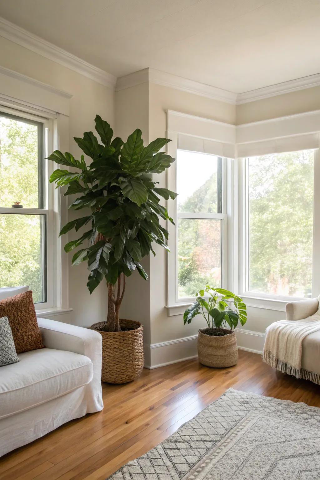 Flora introduces energy and freshness.