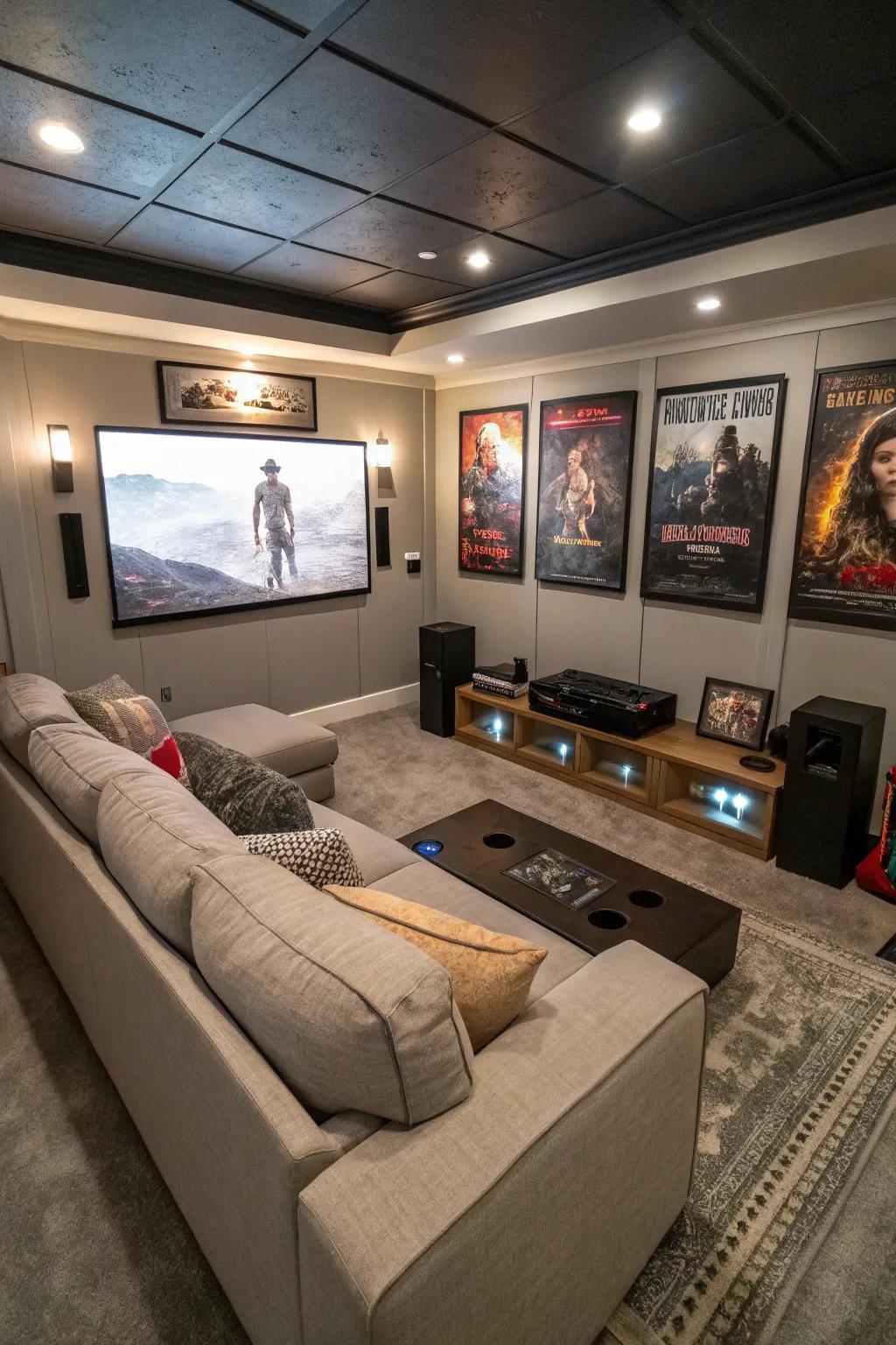 A versatile space for all your entertainment needs.