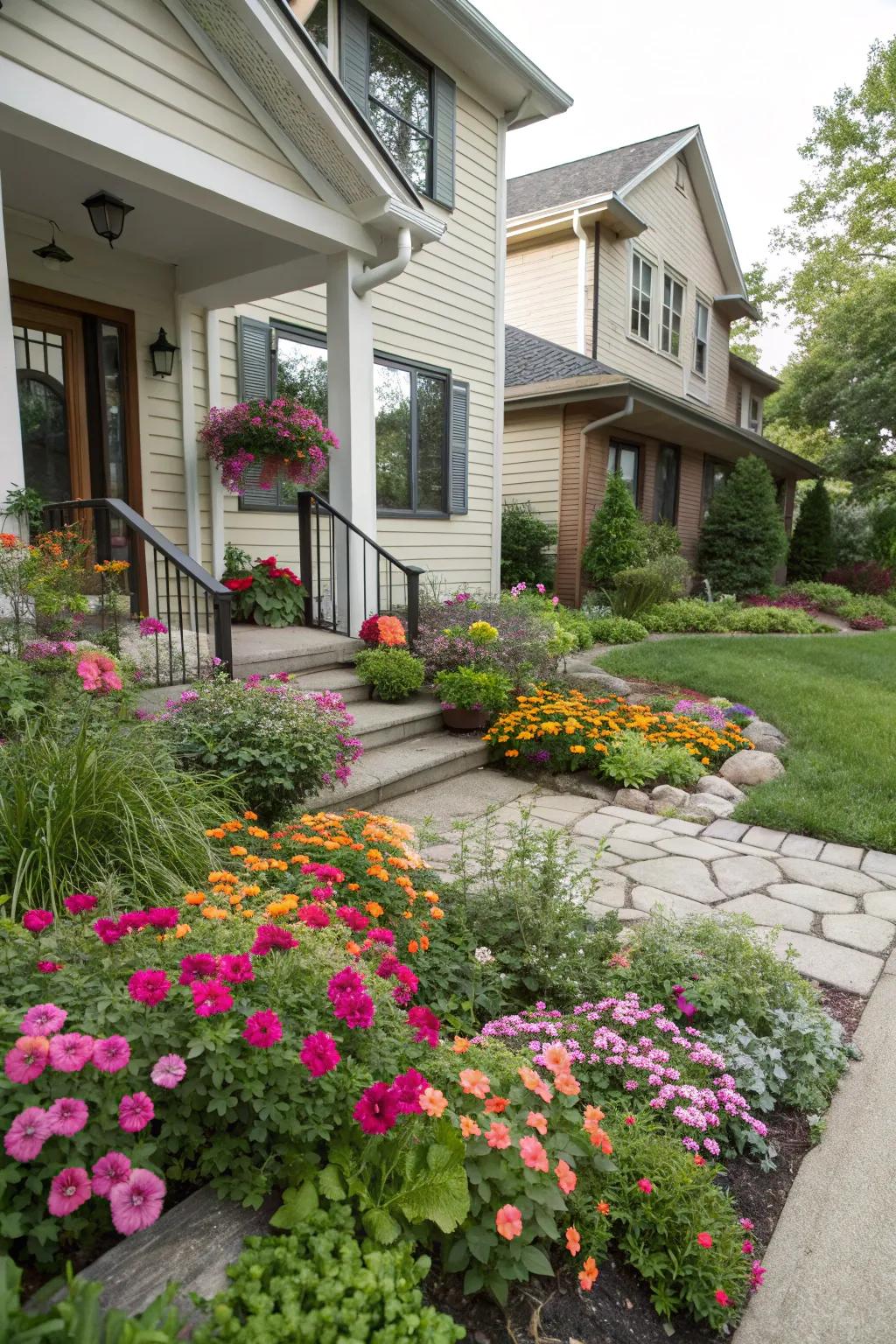 Front yard gardens add a welcoming touch to your home.