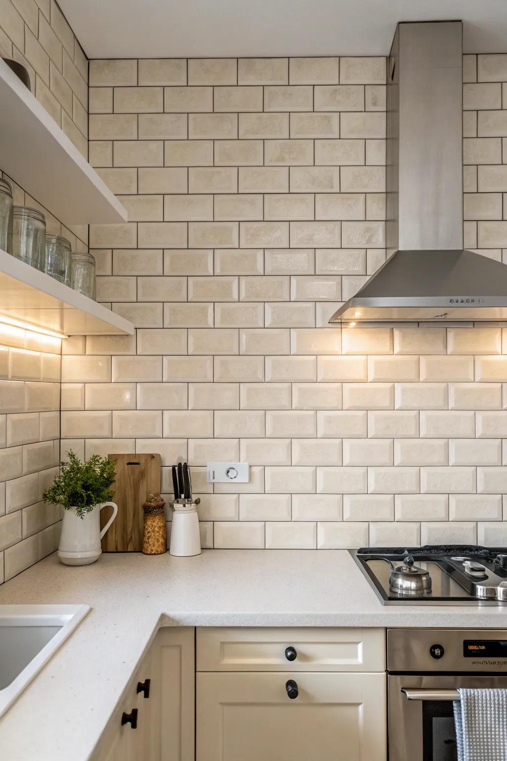 Relaxed colors offer a clean and timeless backdrop.