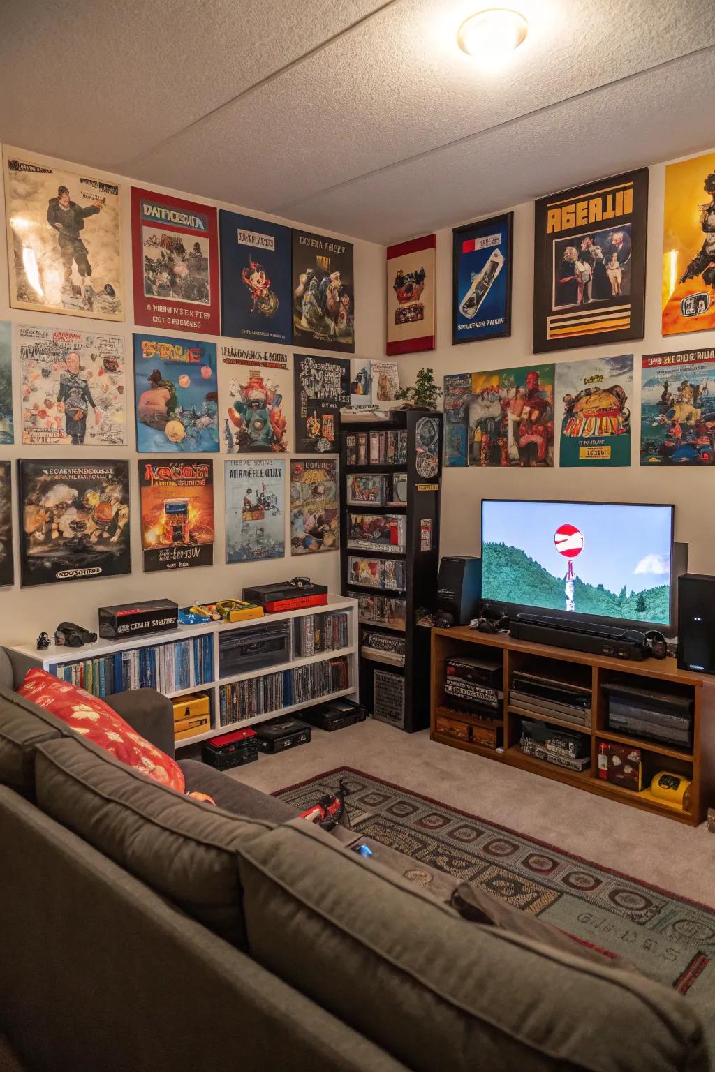 A themed room creates an immersive streaming experience.
