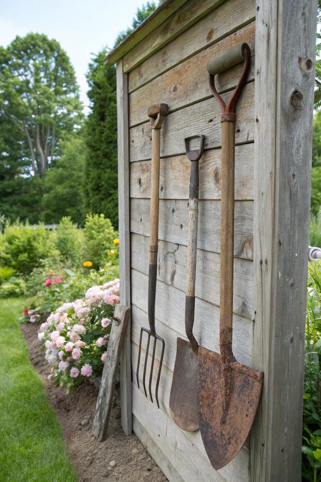 Infuse your garden with history using antique tools.