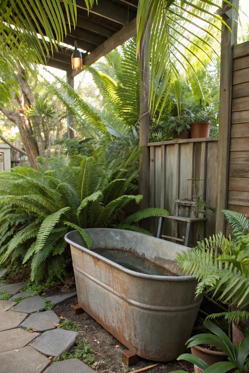 Start your day with a taste of the tropics: a lush garden retreat in your own backyard.