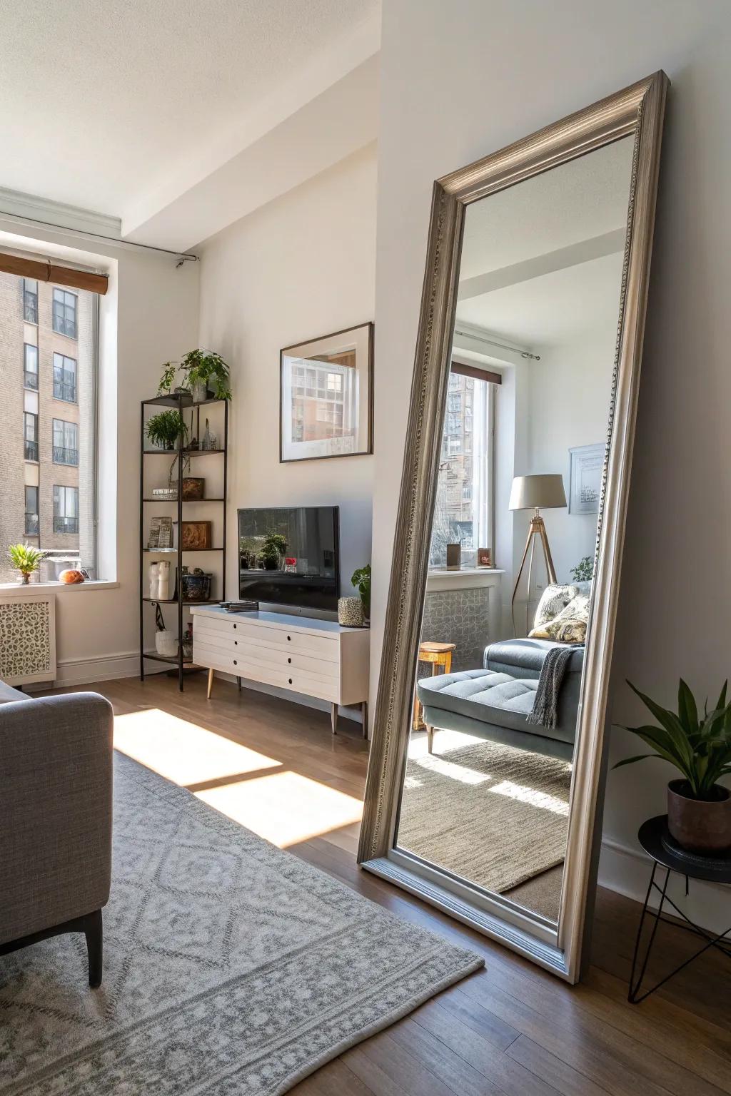 Reflectors intensify natural light and cultivate an airy ambiance