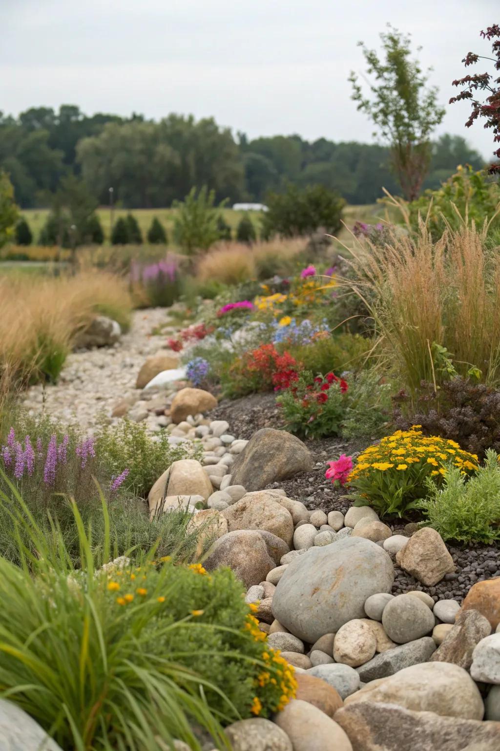 A balanced fusion of textures and hues.