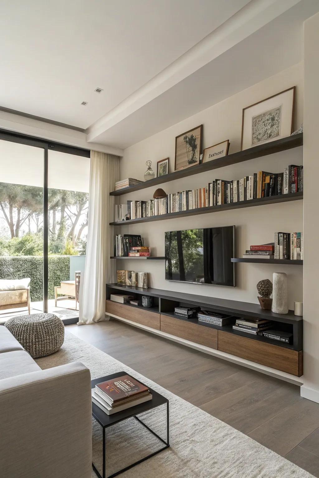 Horizontal units offer a minimalist and modern appeal.