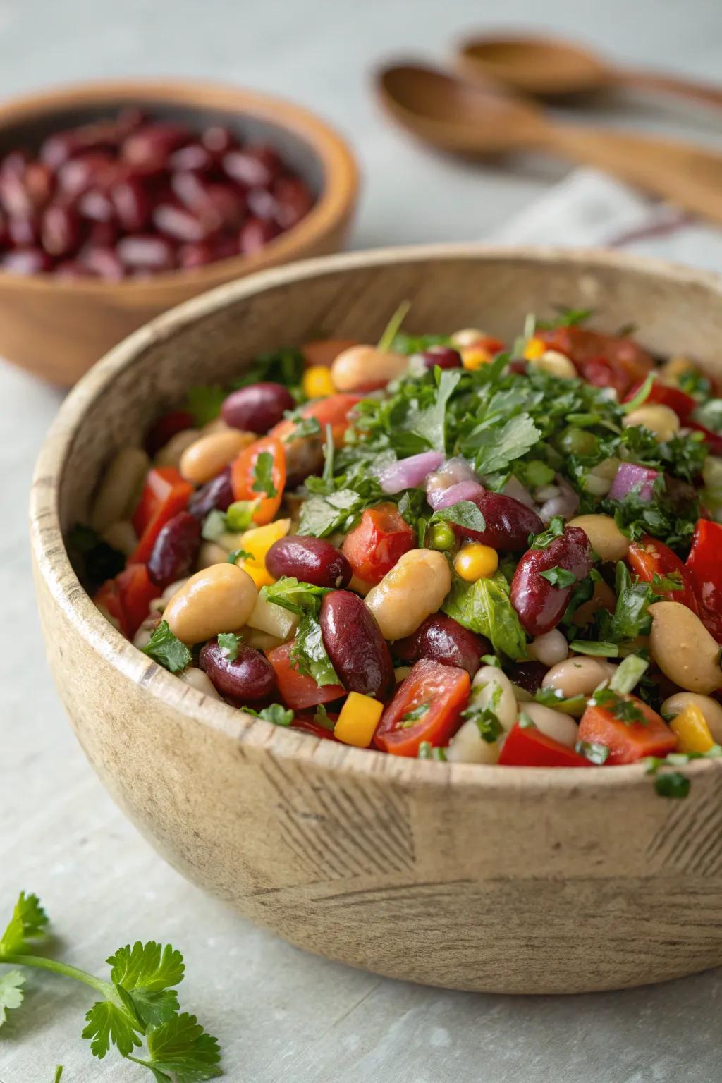 A refreshing and budget-friendly bean salad perfect for any BBQ.
